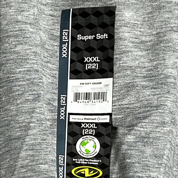 Athletic works soft joggers size XXXL - Picture 8 of 11